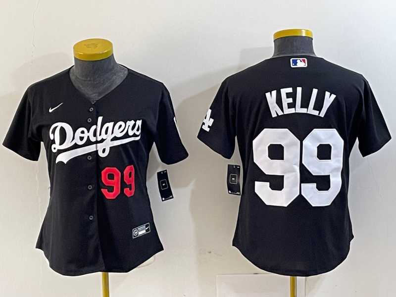 Women's Los Angeles Dodgers #99 Joe Kelly Number Black Stitched Cool Base Nike Jerseys,We sell and wholesale Women's Los Angeles Dodgers #99 Joe Kelly Number Black Stitched Cool Base Nike Jerseys on line form chian!